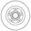 Jeu de 2 disques de frein arrière BORG & BECK BBD5968S - Visuel 3