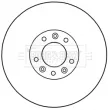Jeu de 2 disques de frein avant BORG & BECK BBD5969S - Visuel 2