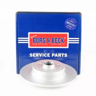 Jeu de 2 disques de frein arrière BORG & BECK BBD5974S