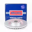 Jeu de 2 disques de frein avant BORG & BECK BBD6009S - Visuel 1