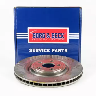 Disque de frein arrière droit BORG & BECK BBD6016S
