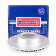 Disque de frein arrière gauche BORG & BECK BBD6063S - Visuel 2