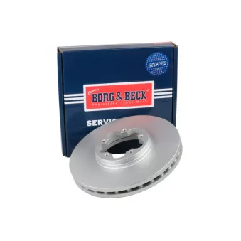 Jeu de 2 disques de frein avant BORG & BECK BBD6071S