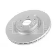 Jeu de 2 disques de frein avant BORG & BECK BBD6086S - Visuel 3