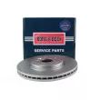 Jeu de 2 disques de frein avant BORG & BECK BBD6104S - Visuel 1