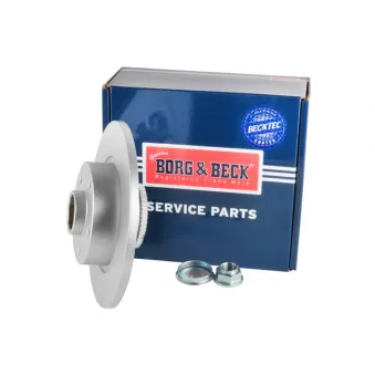 Jeu de 2 disques de frein arrière BORG & BECK BBD6117S