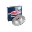Jeu de 2 disques de frein avant BORG & BECK BBD6125S - Visuel 1