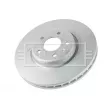 Jeu de 2 disques de frein avant BORG & BECK BBD6163S - Visuel 3