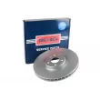 Jeu de 2 disques de frein avant BORG & BECK BBD6165S - Visuel 1