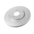 Jeu de 2 disques de frein avant BORG & BECK BBD6192S - Visuel 3