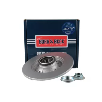 Jeu de 2 disques de frein arrière BORG & BECK BBD6194S