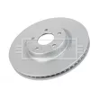 Jeu de 2 disques de frein avant BORG & BECK BBD6225S - Visuel 3