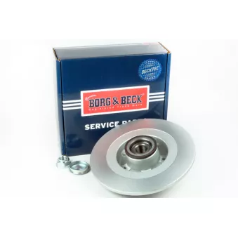 Jeu de 2 disques de frein arrière BORG & BECK BBD6231S