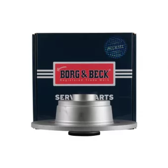 Jeu de 2 disques de frein arrière BORG & BECK BBD6262S