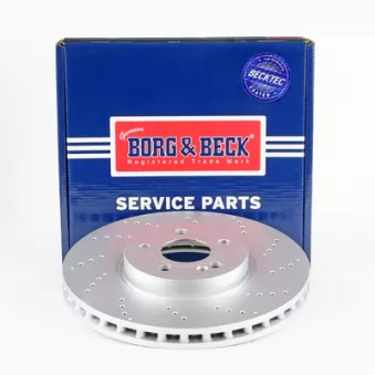 Jeu de 2 disques de frein avant BORG & BECK BBD6280S
