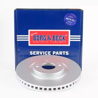 Jeu de 2 disques de frein avant BORG & BECK BBD6281S