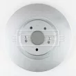 Jeu de 2 disques de frein avant BORG & BECK BBD6282S - Visuel 2
