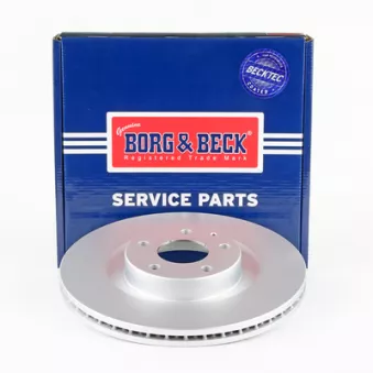 Jeu de 2 disques de frein avant BORG & BECK BBD6283S