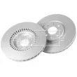 Jeu de 2 disques de frein avant BORG & BECK BBD6311 - Visuel 2
