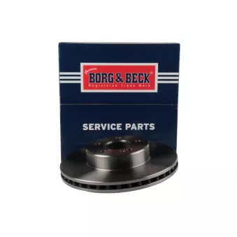 Jeu de 2 disques de frein avant BORG & BECK BBD7020S