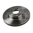 Jeu de 2 disques de frein avant BORG & BECK BBD7020S - Visuel 3