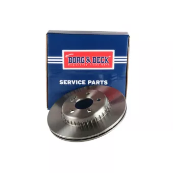 Jeu de 2 disques de frein arrière BORG & BECK BBD7021S
