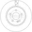 Jeu de 2 disques de frein arrière BORG & BECK BBD7021S - Visuel 2