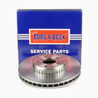 Jeu de 2 disques de frein avant BORG & BECK BBD7023S