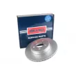 Jeu de 2 disques de frein arrière BORG & BECK BBD7026S - Visuel 1