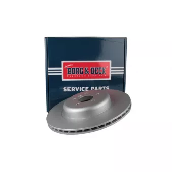 Jeu de 2 disques de frein arrière BORG & BECK BBD7033S