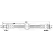 Flexible de frein BORG & BECK BBH6066 - Visuel 2