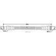 Flexible de frein BORG & BECK BBH6240 - Visuel 2