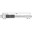 Flexible de frein BORG & BECK BBH6538 - Visuel 1