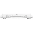 Flexible de frein BORG & BECK BBH6540 - Visuel 2