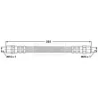 Flexible de frein BORG & BECK BBH6636 - Visuel 1