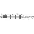 Flexible de frein BORG & BECK BBH6685 - Visuel 2