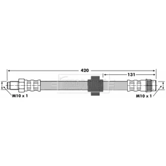 Flexible de frein BORG & BECK BBH6688