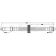 Flexible de frein BORG & BECK BBH6700 - Visuel 2