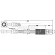 Flexible de frein BORG & BECK BBH6705 - Visuel 1
