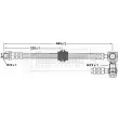 Flexible de frein BORG & BECK BBH6725 - Visuel 2