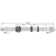 Flexible de frein BORG & BECK BBH6731 - Visuel 2
