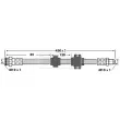 Flexible de frein BORG & BECK BBH6759 - Visuel 2
