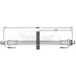 Flexible de frein BORG & BECK BBH6777 - Visuel 2