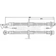 Flexible de frein BORG & BECK BBH6781 - Visuel 2