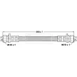 Flexible de frein BORG & BECK BBH6785 - Visuel 2