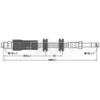 Flexible de frein BORG & BECK BBH6812 - Visuel 2