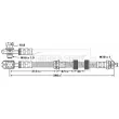 Flexible de frein BORG & BECK BBH6851 - Visuel 2