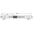 Flexible de frein BORG & BECK BBH6922 - Visuel 2