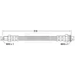 Flexible de frein BORG & BECK BBH6958 - Visuel 2