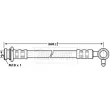 Flexible de frein BORG & BECK BBH7084 - Visuel 2